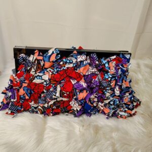 Asampete multicoloured seam beach bag