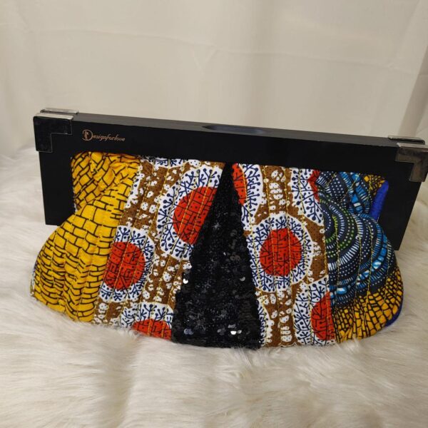 Asampete multicoloured seam beach bag