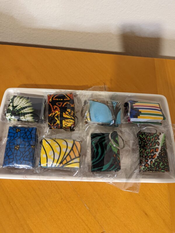 Omeihenma Ankara Key chains/holder