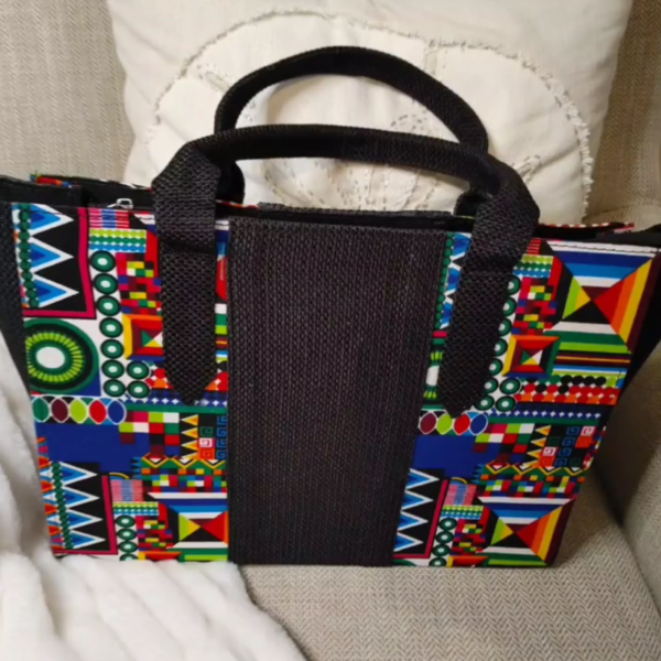 Big Black KENTE bag