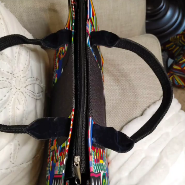 Big Black KENTE bag - Image 2